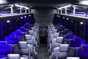 Carlsbad Charter Bus Interior