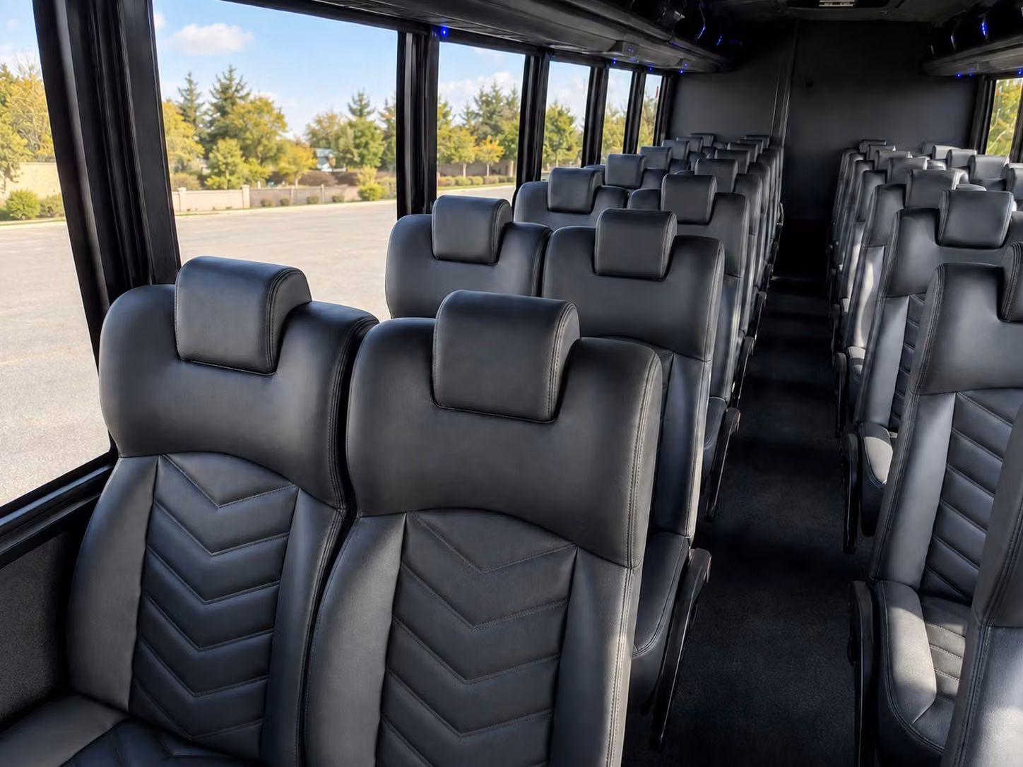 15 passenger minibus inside