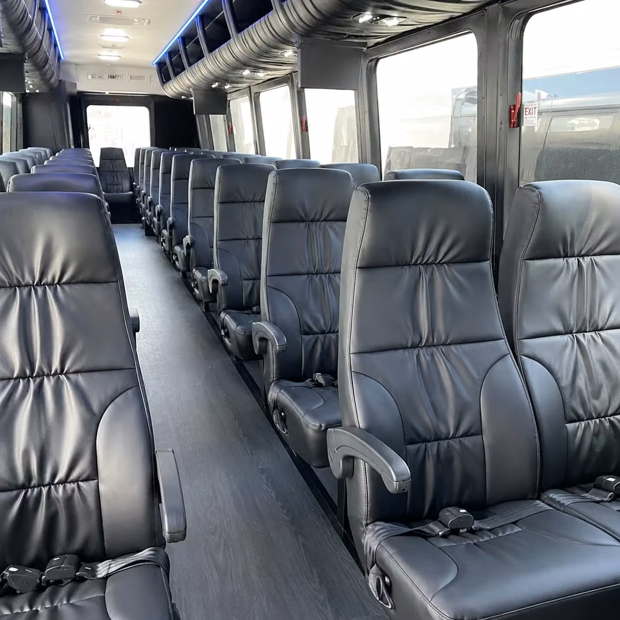 35 passenger minibus inside