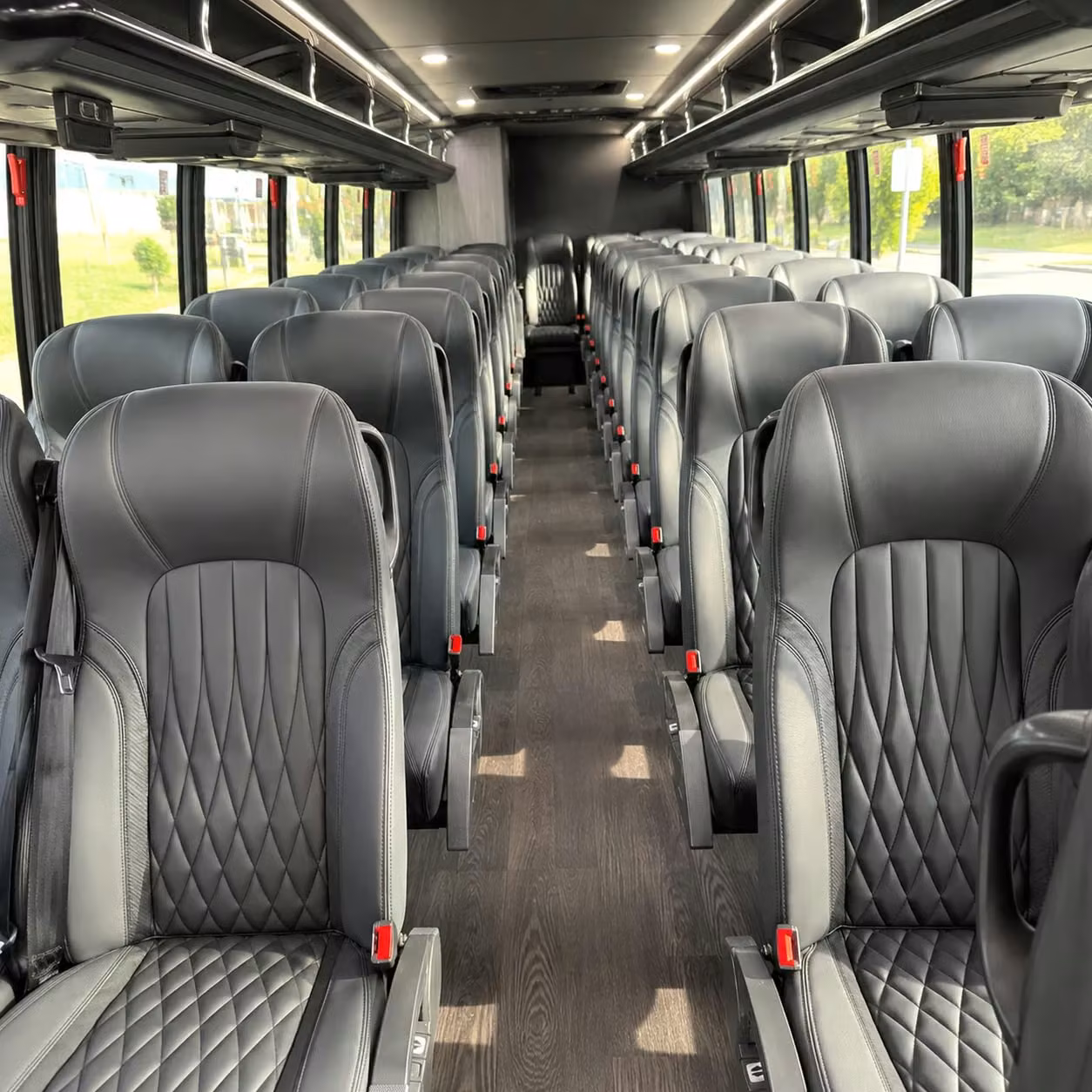 35 passenger minibus interior