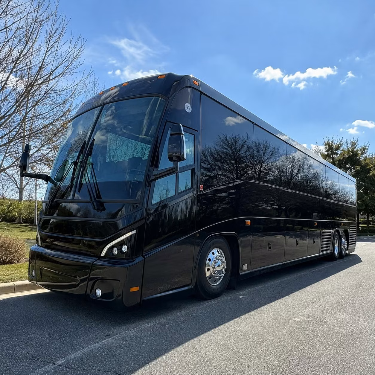 call busrentalcarlsbad com for long distance military travel out of carlsbad
