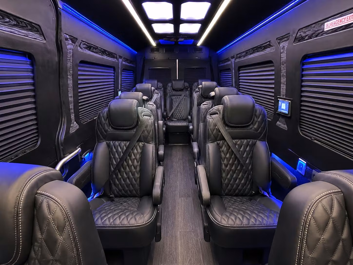 sprinter van with driver interior